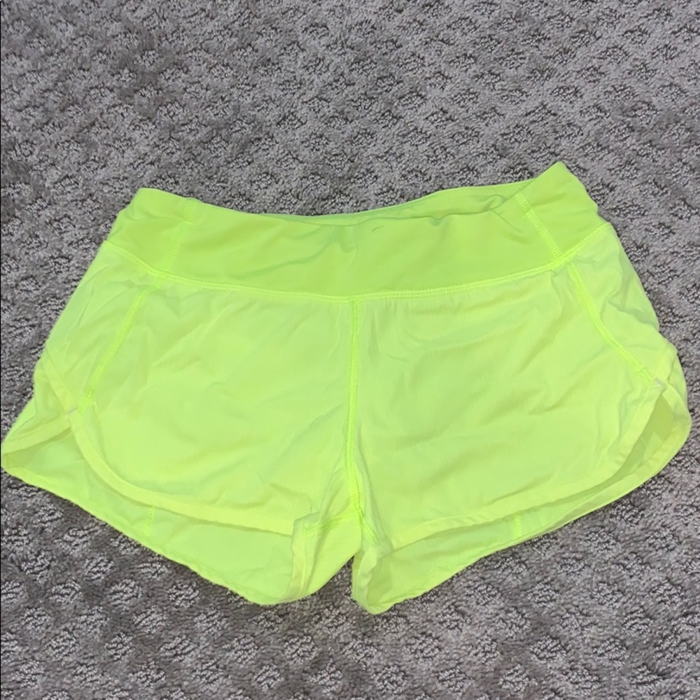 Ivivva shorts neon yellow